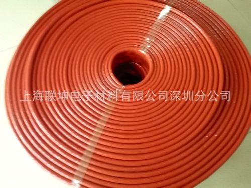 厂家直销 耐火套管 硅胶纤维复合防火套管 耐高温高电压电缆套管